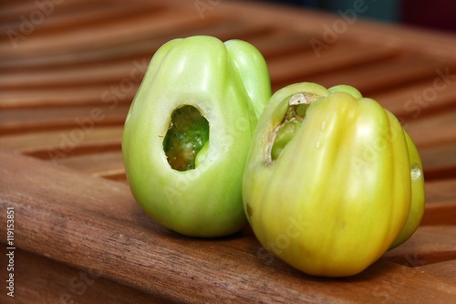 Angefressene Tomate I Kaufen Sie Dieses Foto Und Finden Sie Ahnliche Bilder Auf Adobe Stock Adobe Stock