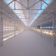 Abstract Empty Warehouse Interior