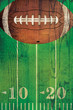 Vintage American Football Ball Field Background