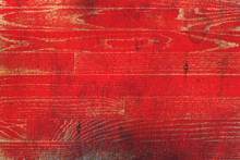 Red Paint Washed Wooden Background