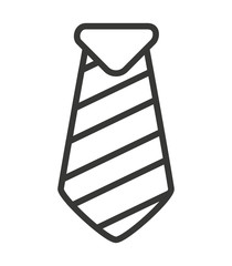 Sticker - tie neck elegant isolated icon