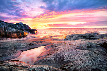 Wall Mural - stone coast of the island