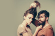 © Volodymyr - sexy couple with long hair and beard