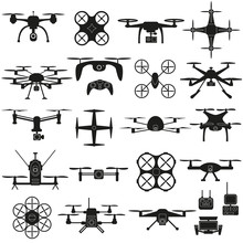 Drone Vector Set.
