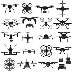 drone vector set.