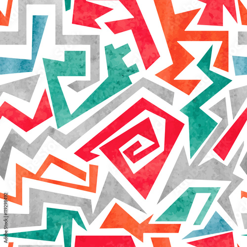 Watercolor graffiti colorfu...