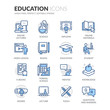 Line Education Icons