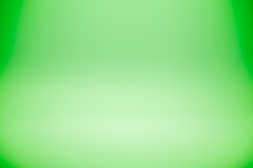 Wall Mural - Green gradient abstract studio wall for backdrop design for product or text put over