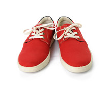 Red Shoes Islated On White Background