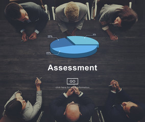 Sticker - Assessment Analysis Check Audit Management Concept