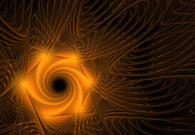 Abstract Fractal Flower