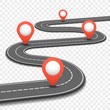 Car road, street, highway business roadmap infographics design vector template