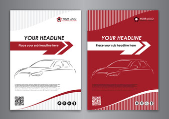 A5 business print template.