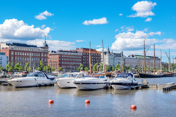 Canvas Print - Waterfront of Helsinki. Finland