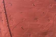 
Close-up Of A Red Wooden Texture And Structure