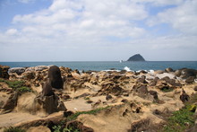 Heping Island (Peace Island) In Keelung, Taiwan  (View Of Bizarre Geological Rocks And Rock Formations)