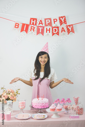 Sweet Corner Of A Birthday Party Buy This Stock Photo And
