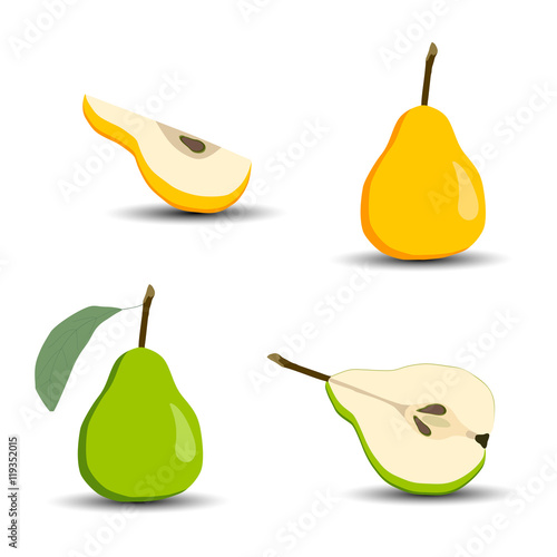 Download Vector Illustration Of The Logo On The Bag Isolated Drawing Consists Of Four Types Of Fruit Half Quarter Whole Piece On White Background Icon On Juice Vitamin Coffee Shop Bar Restaurant Joy Cartoon Buy This Stock Vector And Explore Similar Vectors PSD Mockup Templates