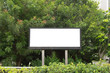 © RobbinLee - Large blank billboard on a street wall, banners with room to add your own text
