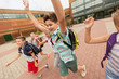 © Syda Productions - group of happy elementary school students running