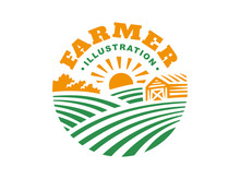 Illustration Farm Logo Style