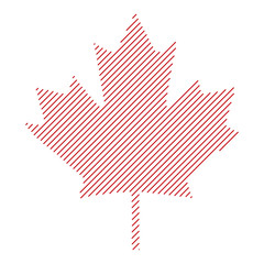 abstract maple leaf