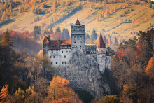 Europe, Transylvania, Romania, 13th Century Castle Bran, Associated With Vlad II The Impaler, AKA Dracula.Queen Marie Of Romania's Later Residence.