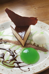 Wall Mural - chocolate lime cheesecake