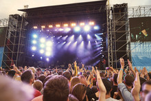 Crowd At A Open Air Concert