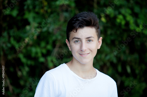 Handsome Brown Haired Teen Buy This Stock Photo And Explore