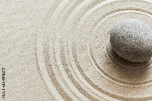 Naklejka dekoracyjna Zen stone garden