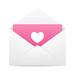 Love envelope letter vector
