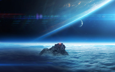 Wall Mural - infinite space background with nebulas and stars. this image elements furnished by nasa