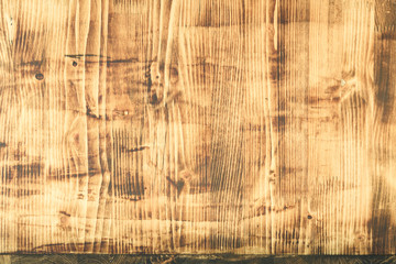 Poster - Brown wood floor wall texture background retro filter effect
