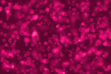 Wall Mural - Pink Octagon Blur Bokeh Light, Abstract graphic design background.