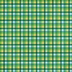 Wall Mural - textile plaid background in green, blue, yellow