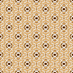 Wall Mural - Abstract tribal art ethnic seamless pattern. Folk repeating background texture. Geometric print. Fabric design. Wallpaper