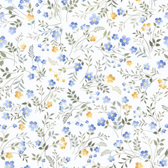 floral pattern on white background