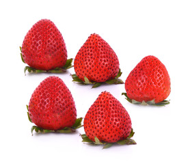 Strawberry  fruit isolated on white background