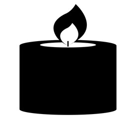 Poster - icon candle