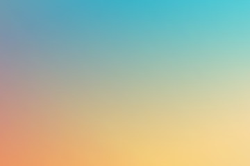 Poster - Pastel Multi Color Gradient Vector Background,Simple form and blend of color spaces as contemporary background graphic backdrop