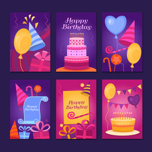 Happy Birthday Vector Card