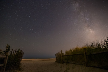 Stone beach night landscape, NJ