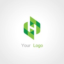  Green Letter H Logo