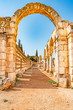 Umayyad Palace of Anjar in Lebanon. It is located about 50km east of Beirut and has led to its designation as a UNESCO World Heritage Site in 1984.