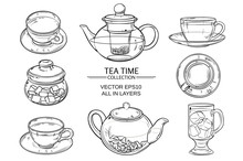 Glass Tea Set Sketch