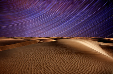 Wall Mural - night in desert