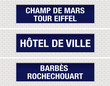 METRO - Station - Champ de Mars - Hôtel de Ville -  Barbès