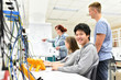 © industrieblick - Berufsausbildung im technischen Bereich - Jugendlicher im Unterricht