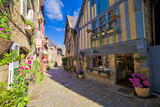 Fototapeta Uliczki - Vieilles maisons dans la ville de Dinan, Bretagne 